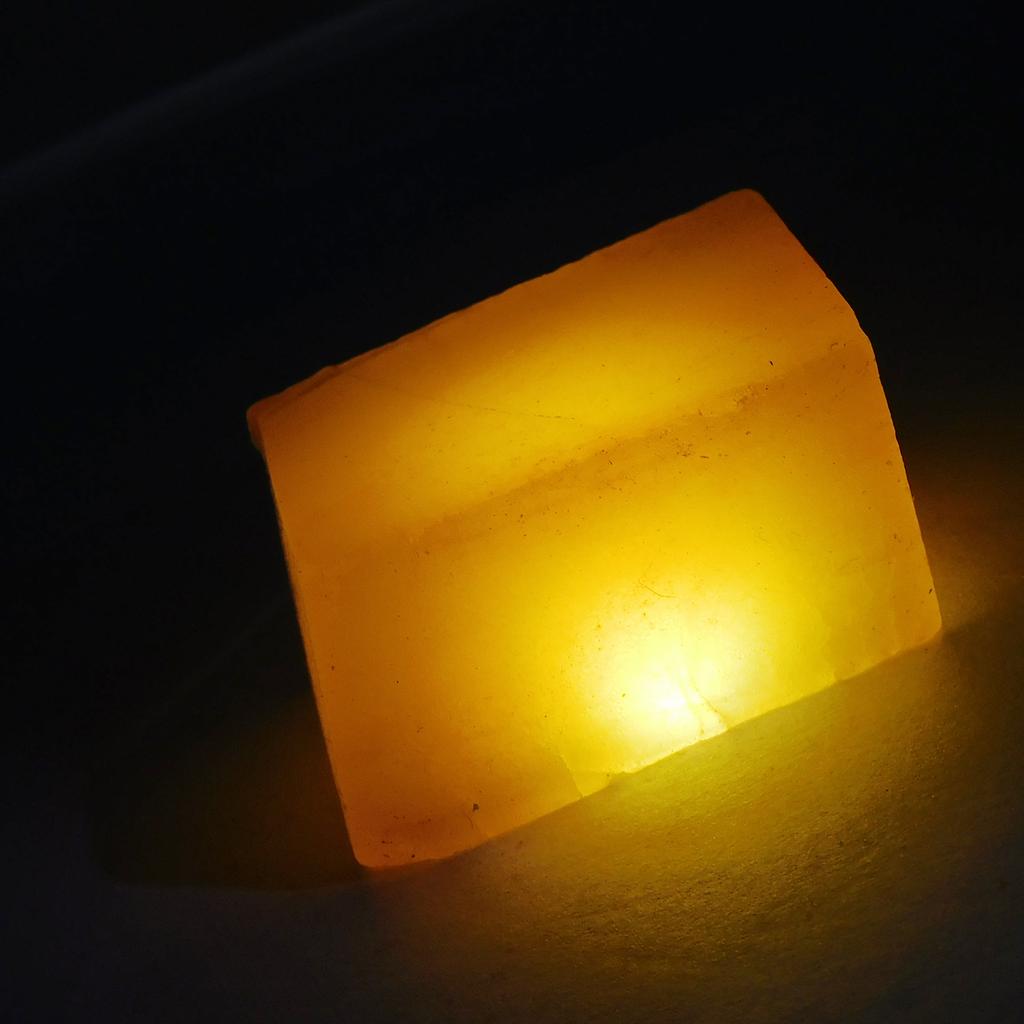 37 Ct Natural Sapphire Yellow Uncut Rough  CERTIFIED Loose Gemstone