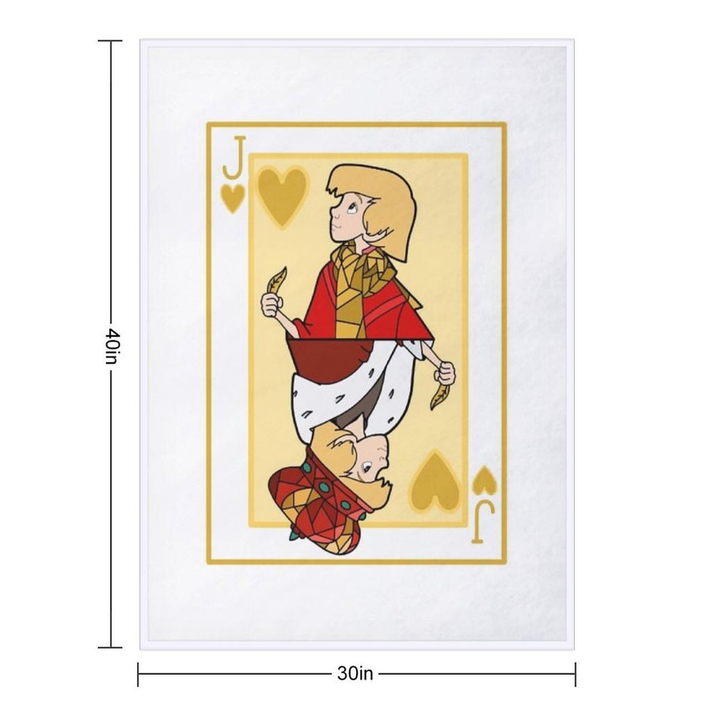 Jack of hearts Throw Blanket Luxury Brand Flannel Soft Plaid Stuffeds Blankets