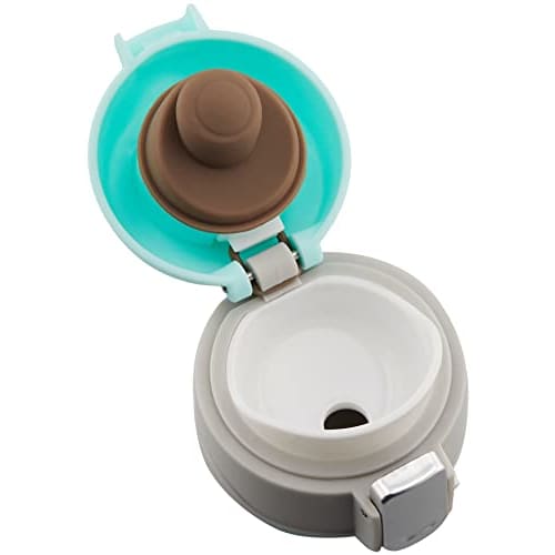 Living GRACE XS-350 BL 300ml Water Bottle, Direct Drinking, One-Touch Opening, Vacuum Insulated, Stainless Steel Bottle, Keeps Hot or Cold, Blue