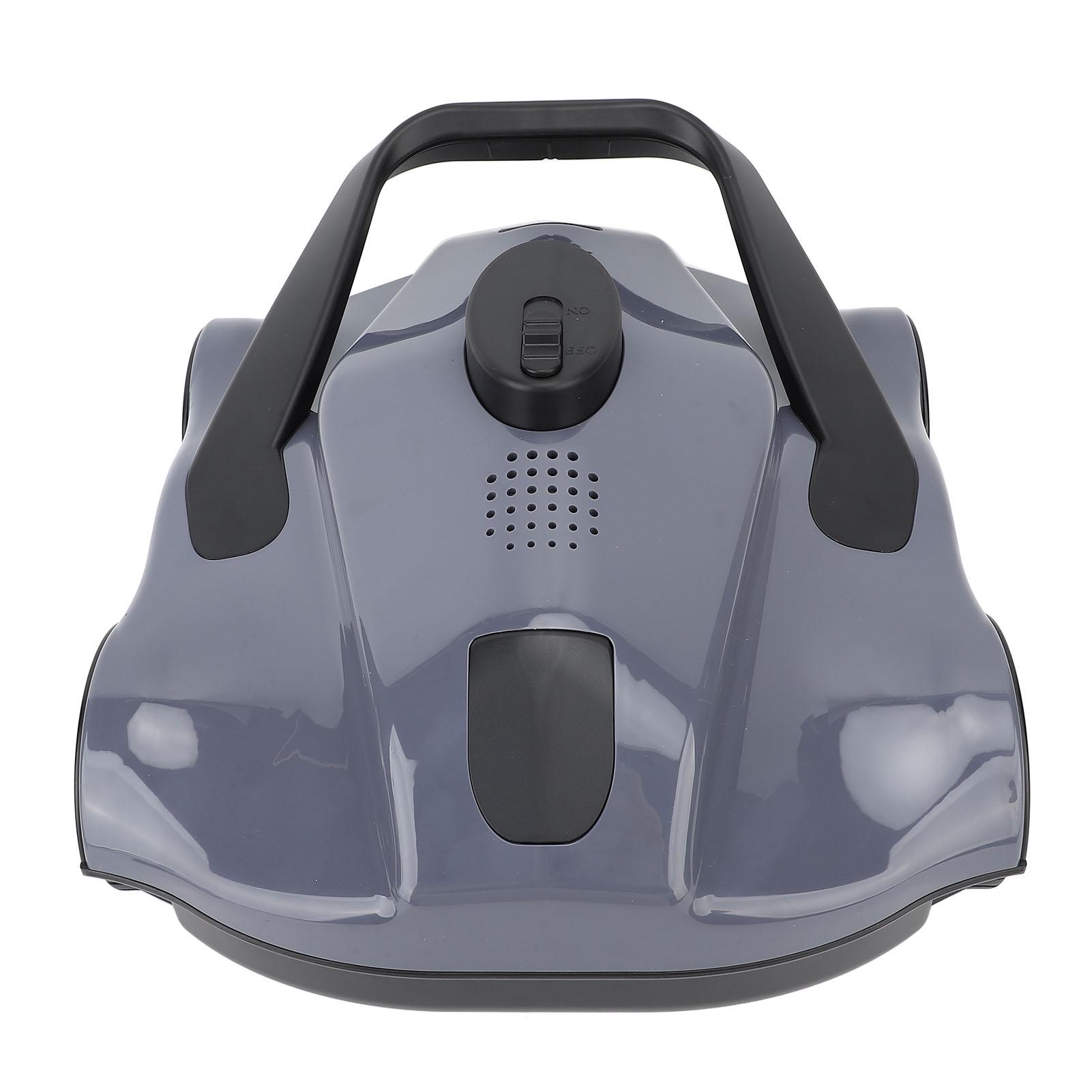 Automatic Pool Vacuum IPX8 Waterproof Strong Suction 5200mAh Robotic Swimming Pool Cleaner for Flat Bottom Pool