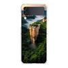 Transparent Phone Case For Samsung Galaxy Z Flip 3 4 5 6 7 Hard Folding PC Z Flip3 Flip4 Cover Mountain Peaks Landscape