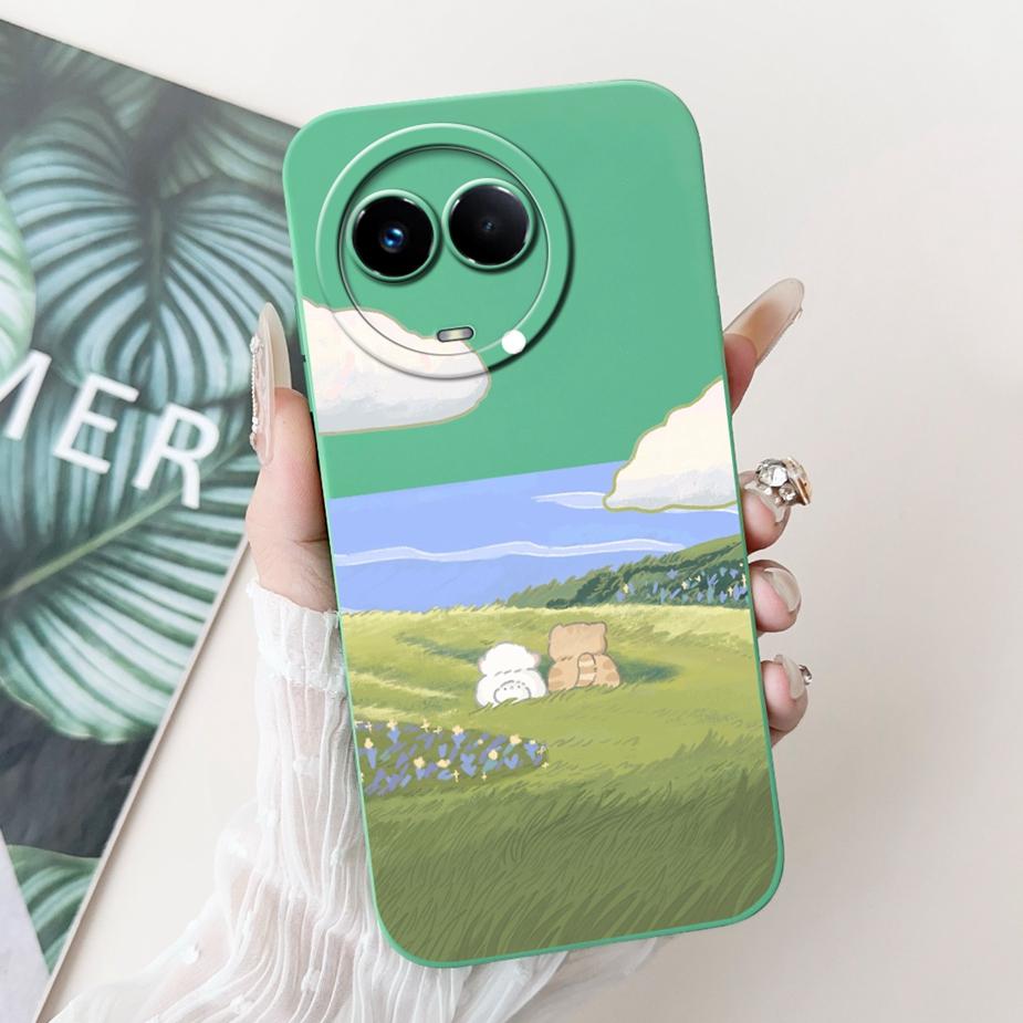 For Realme 11 5G Case RMX3780 Stylish Candy Painted Cover Shockproof Phone Case For Realme 11X Realme11 5G Soft TPU Fundas Coque