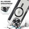 For iPhone 16 Pro Max Magnetic Case Card Slots RFID Blocking Leather Phone Cover