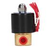 Mosiężny Elektryczny Zawór Solenoidowy 2W025?08 Normalnie Zamknięty 14in 2 Pozycje 2 Drożny Zawór Wody 220V