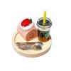 Mini Dollhouse Decoration Cake Model Set Of Mobile Phone Case Material Diy Accessories