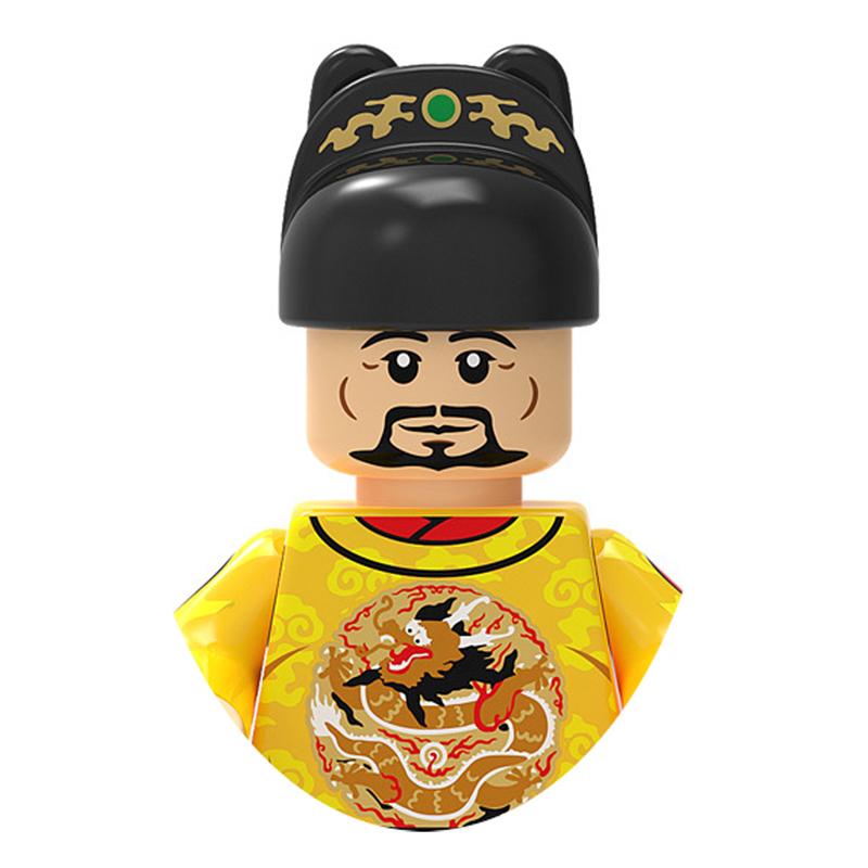 China Ancient Ming Qing Dynasty Soldiers Officials Series Jinyiwei High-Grade Civilian Emperor Building Blocks Kids Mini Brick