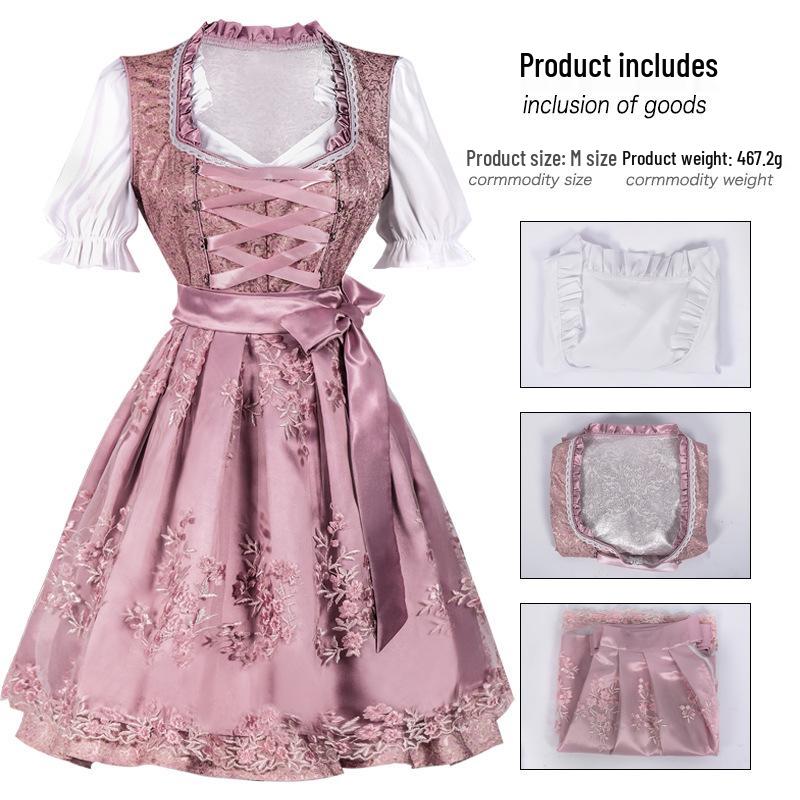 

Европейско-американский Хэллоуинский пивной фестиваль Костюм горничной большого размера XXL