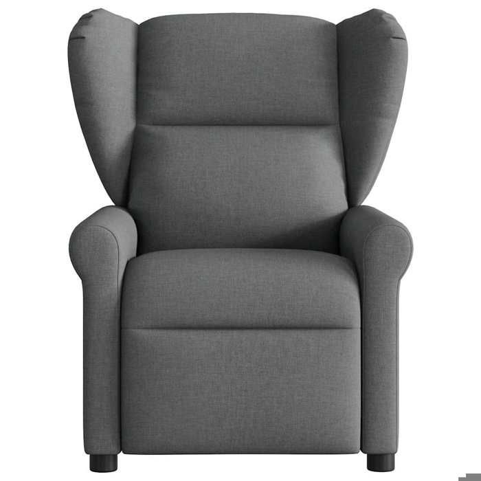 VidaXL Fauteuil de massage inclinable Gris foncé Tissu, fauteuil de massage, fauteuil, fauteuil canapé, fauteuil de bureau 4015667