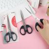 Stainless Steel Black Office Scissors - Versatile Craft and Household Use, Available In Small, Medium, and Large Sizes