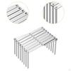 Dish Drainer Folding Sturdy Single Tier Easy Clean Kitchen Organizer Holder