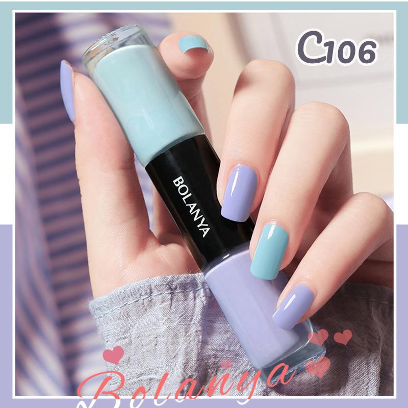 

Лак для ногтей, быстросохнущий, одна бутылка двух цветов, полуперманентный лак для ногтей Vernis, маникюрный лак для ногтей