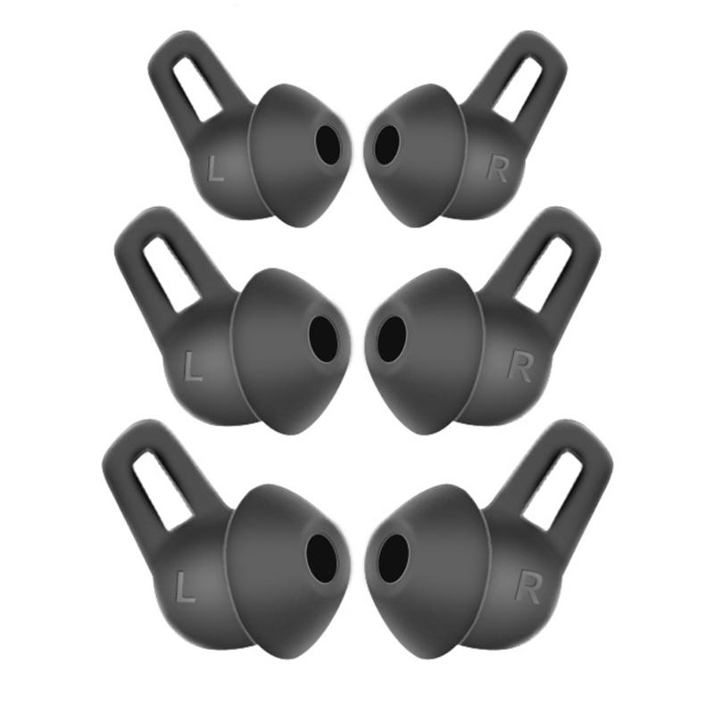 6 szt. Silikonowe końcówki do słuchawek Freelace Pro, Zamienne bezprzewodowe wkładki do uszu z redukcją szumów, Zatyczki do uszu