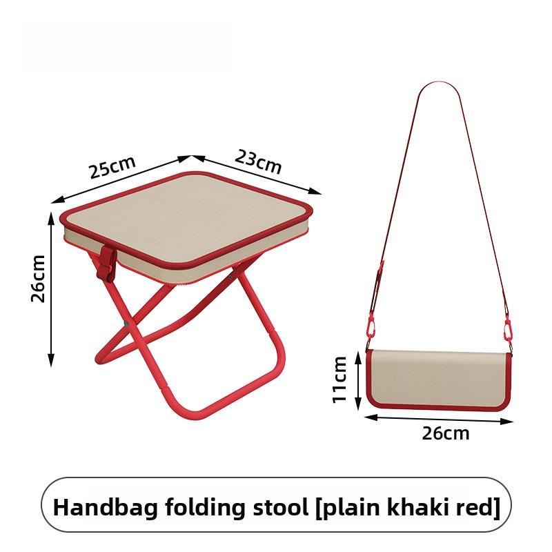 Outdoor foldable stool portable backpack stool with lightweight mini carry outdoor camping chair, fishing stool, picnic stool