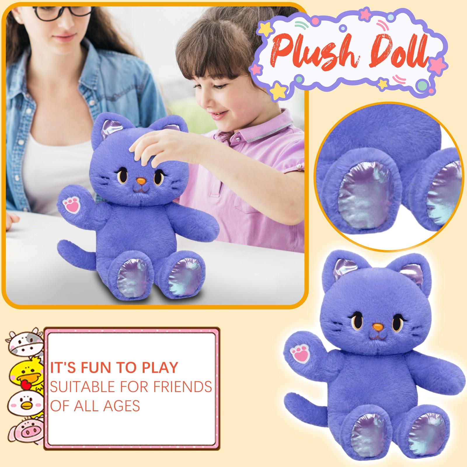 

Plush Toy, Holiday Gift, Cute Doll, Plush Toy With Label One Size синий