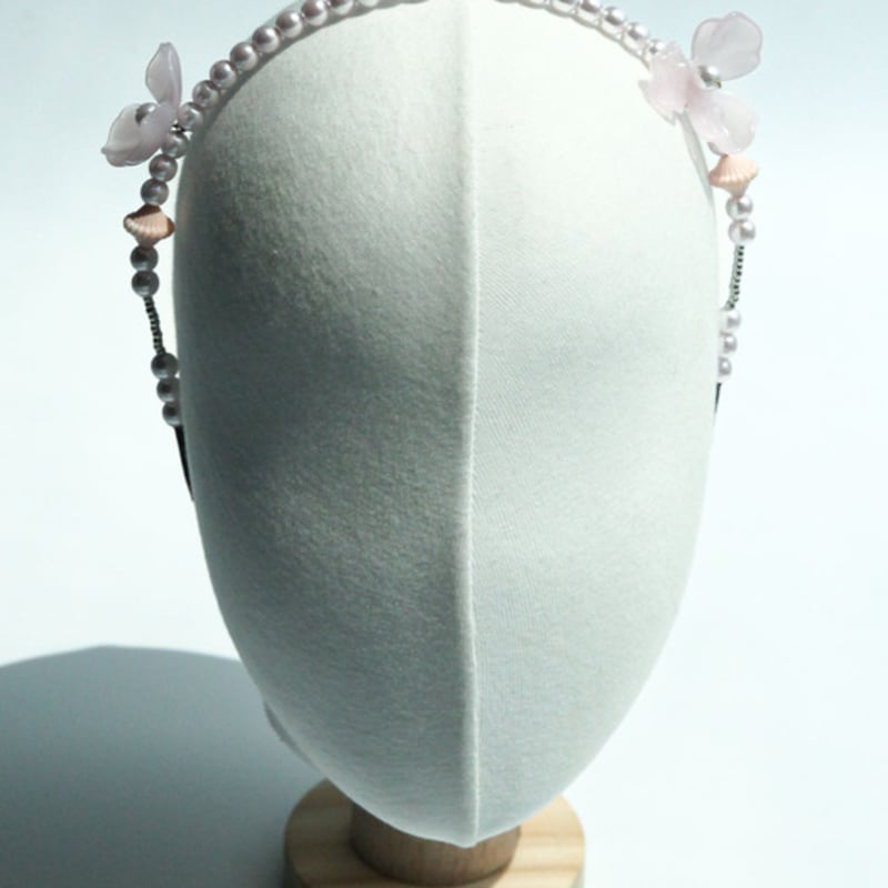 LOVUEE Double Pink Peony Headband