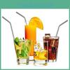 Colorful 304 Stainless Steel Drinking Straws Pack For Gift Promotion And Home Use