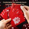 Red Plastic Playing Cards PVC Poker Waterproof Washable Parker Rustic Red Year of the Festival Creative Thickened Card