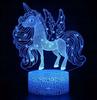 Unicorn Night Light For Children, Illuminated, Horse, Desk Lamp + Remote Control
