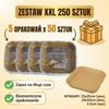 PAPER AIRFRYER BAKING LINERS LARGE SET 250 pcs 20×20 CM