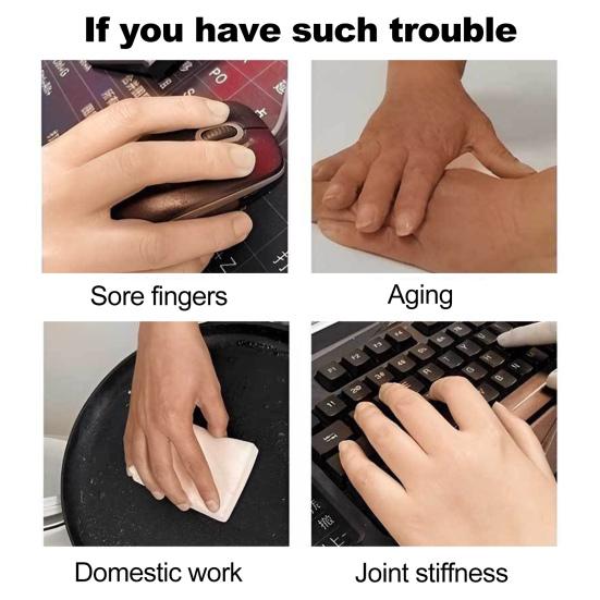 Hand Massager with Steel Ball Physical Therapy Trigger Point Deep Tissue Massager Portable Travel Massage Roller Spiky Grippie Stim Fidget Toy