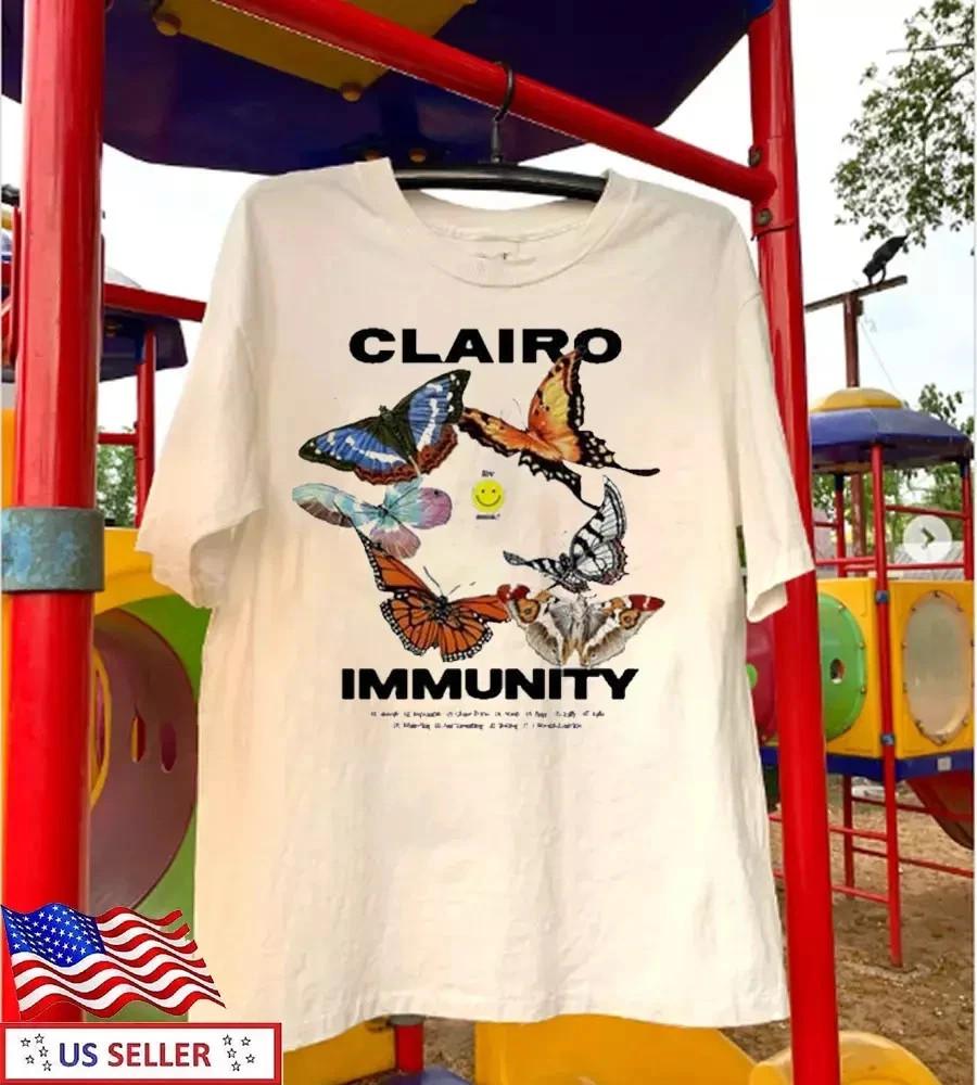 

Clairo Immunity Butterfly Album Cotton T Shirt Full Size S-5XL Unisex T-Shirt XXXL