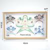 Exquisite Weifang Traditional Kite Wooden Frame Gift Set: Five Handcrafted Ornaments