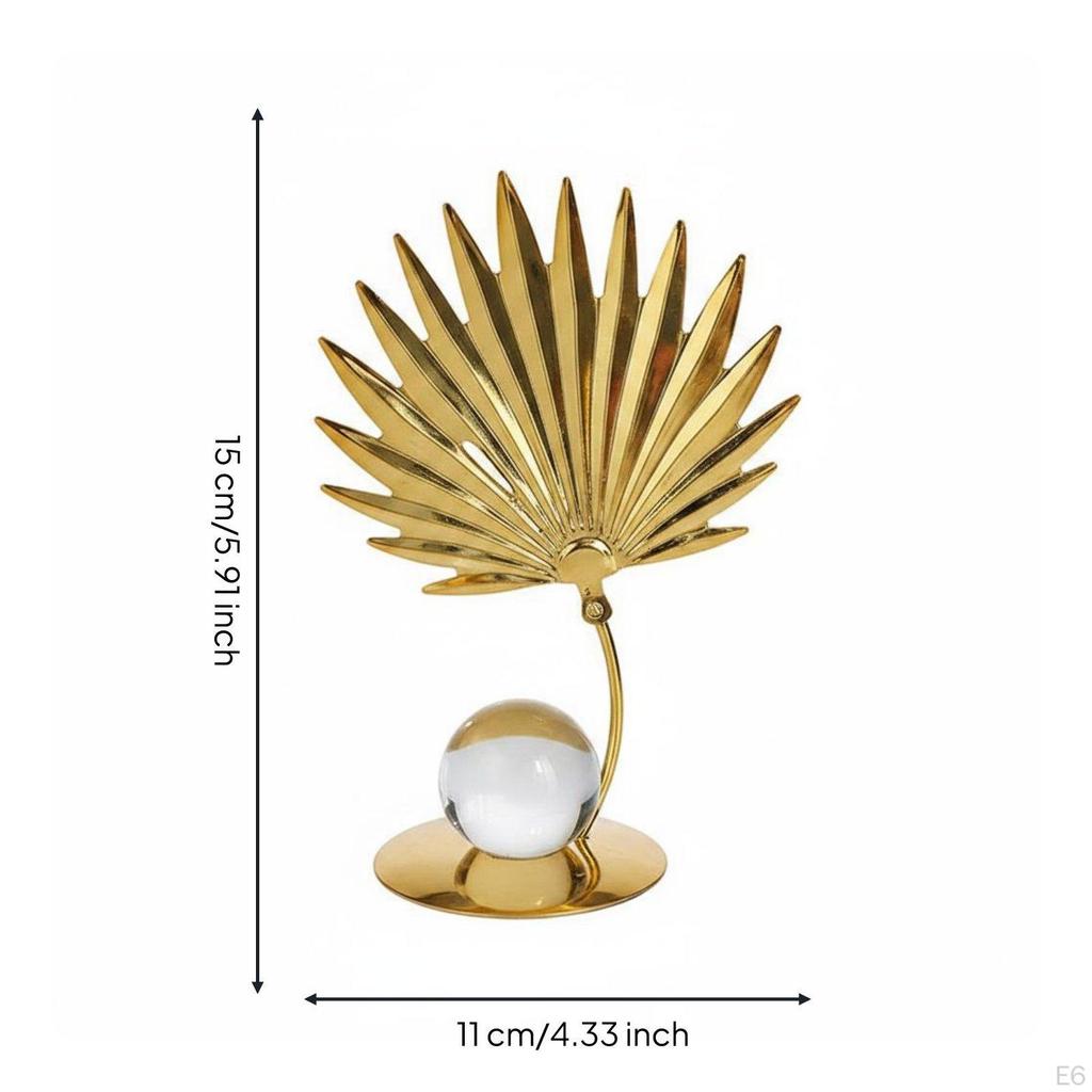 Desk Decor Elegant Luxury Sculpture Gift Idea Flower Ornament for Living Room, Cabinet,