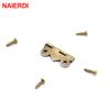 30pcs NAIERDI 20mm x17mm Bronze Gold Silver Mini Butterfly Door Hinges Cabinet Drawer Jewellery Box Hinge For Furniture Hardware
