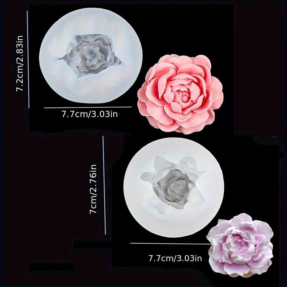Flower DIY Handmade Aromatherapy Gypsum Silicone Mold Candle Plaster Mold Irregular Tabletop Decoration Mould