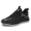 Sneakers Summer Mesh Black Casual Running Shoes Lightweight Breathable Shock Absorbing Shoes Air Cushion