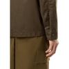 STONE ISLAND Solid Color Polo Collar Badge Patch Single Breasted Straight Long Sleeve Jacket Men Jackets Military-Green 8115Q10F2-V0054