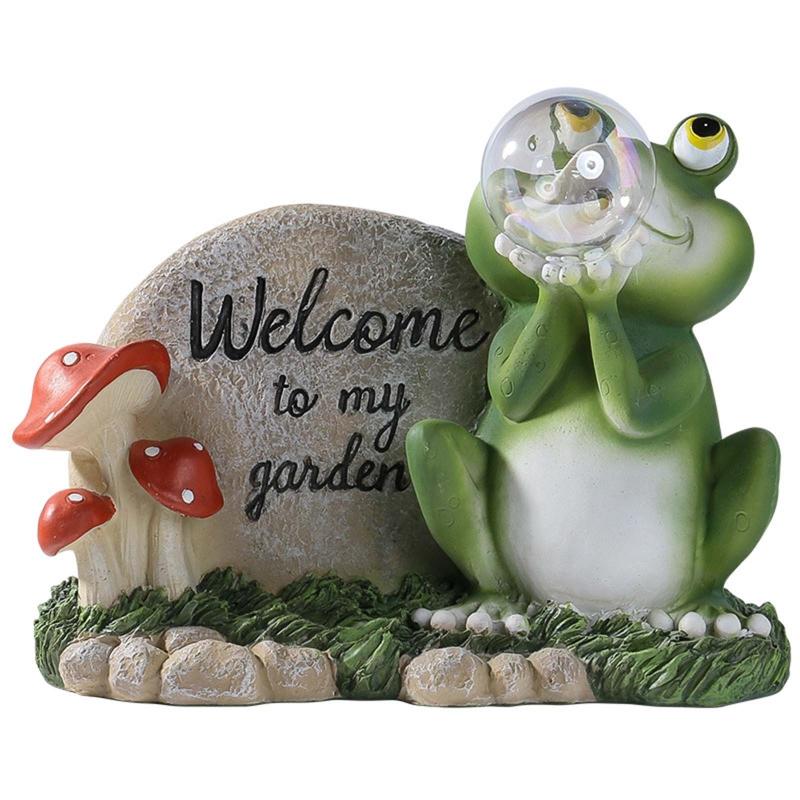 

Solar Garden Outdoor Decoration Animal Statue with Light Outside Outdoor Figurine Decoration for Yard Ornaments Gift 1