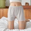 Summer Ice Silk Safety Pants Women Can Wear Loose Leggings Thin Pajama Shorts Lace Does Not Roll