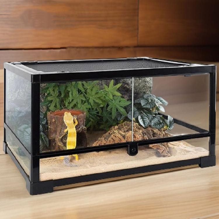 Reptiles Stump Shaped Cave Reptiles Water Dispenser Feeding Dish