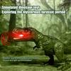 Kids Dinosaur Toy with Light Sound Movable Joints Roaring Tyrannosaurus Rex Carnotaurus Velociraptor Figure Toddlers Educational Simulated Dino Model