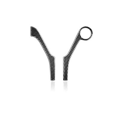 Carbon Fiber Center Console Sticker for Mercedes W204 2007-2010 Interior Panel Cover