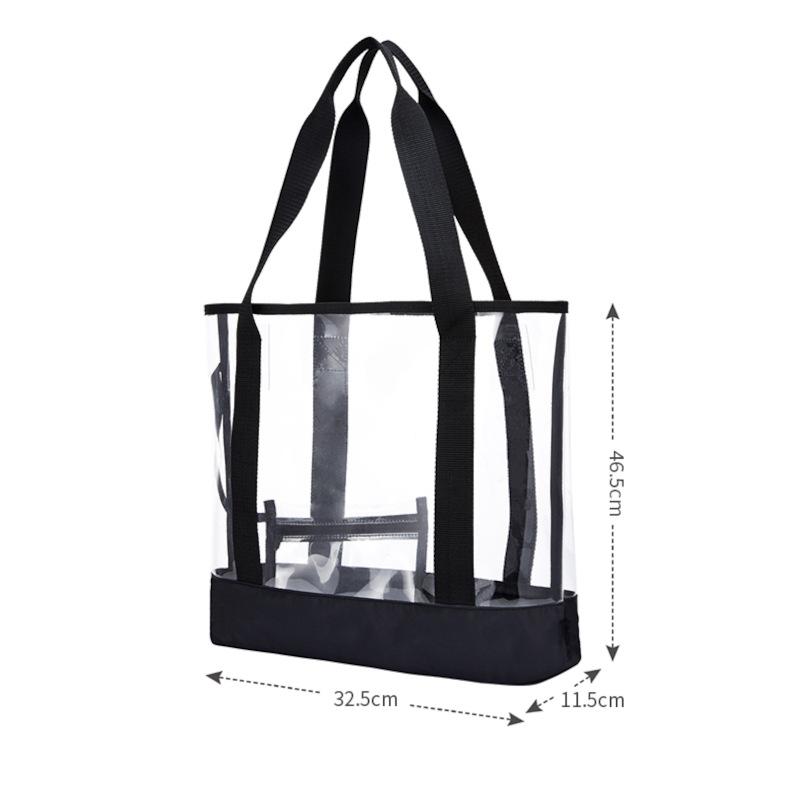 New Transparent Jelly Bag Trendy PVC Ladies Bag Shoulder Bag