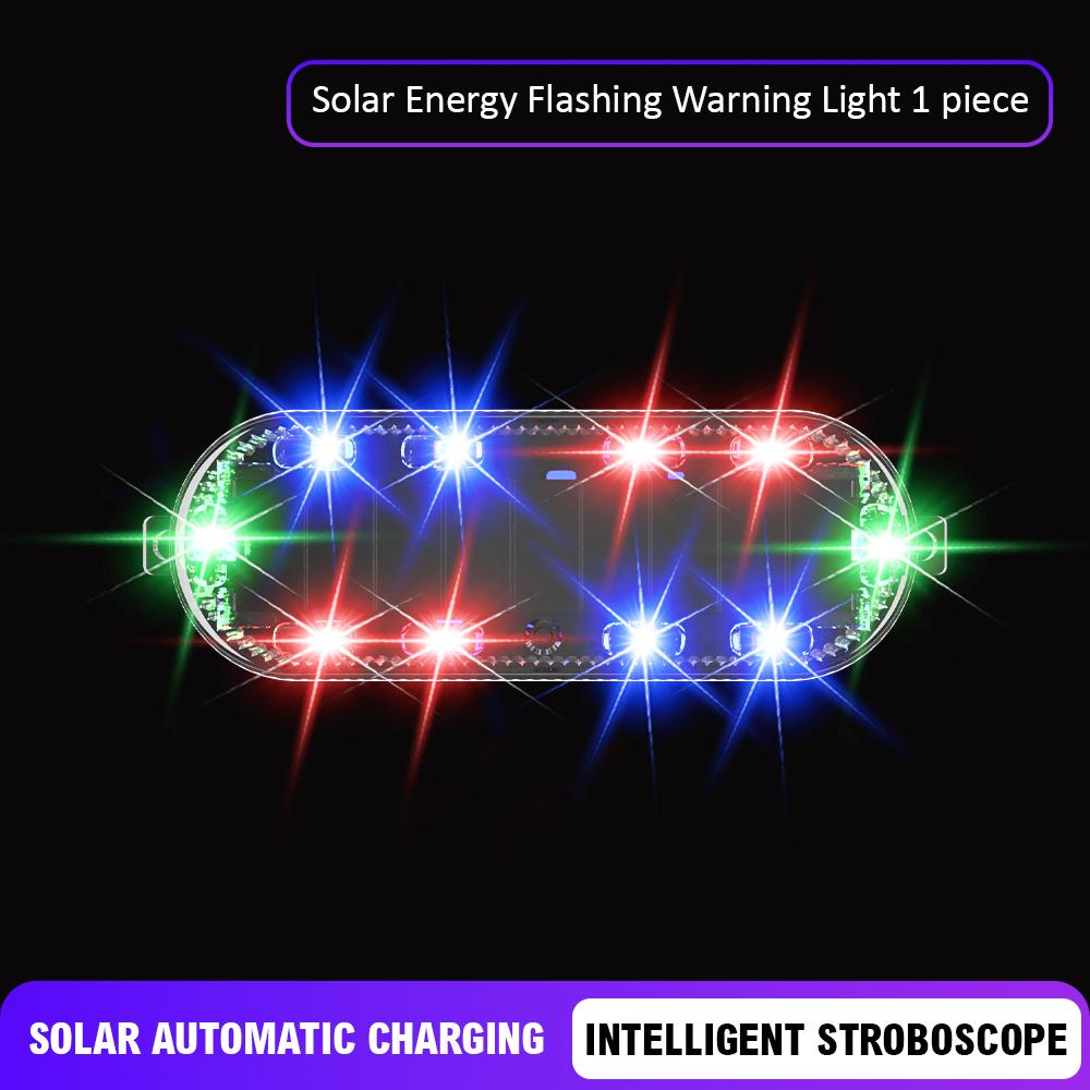 

Car Warming RGB Light for Car Motorcycle Solar Powered Simulated Dummy Alarm Wireless Warning Anti-Theft Caution Lamp LED Light
