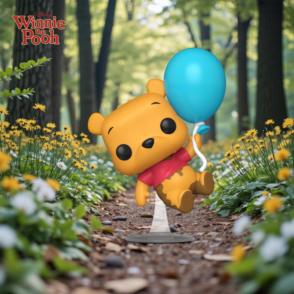 Funko Winnie the Pooh Pooh with Balloon Collectible Vinyl Figure Gift Idea Official Product Kids Adults Toy Disney Fan Pop! Disney - - - - - & -