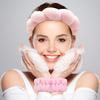3 ks Čelenka na mytí obličeje pro ženy Houbové čelenky Náramky Make-up Pěnové Měkká čelenka Dívčí doplňky do vlasů Pokrývky hlavy