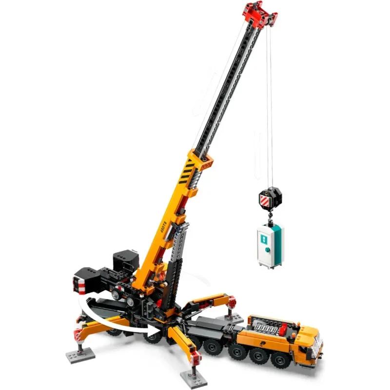 Stadt Mobilbaukran Bagger Bausteine Moc 60409 60324 60420 Bausteine Spielzeug Geschenk Für Kinder Kinder