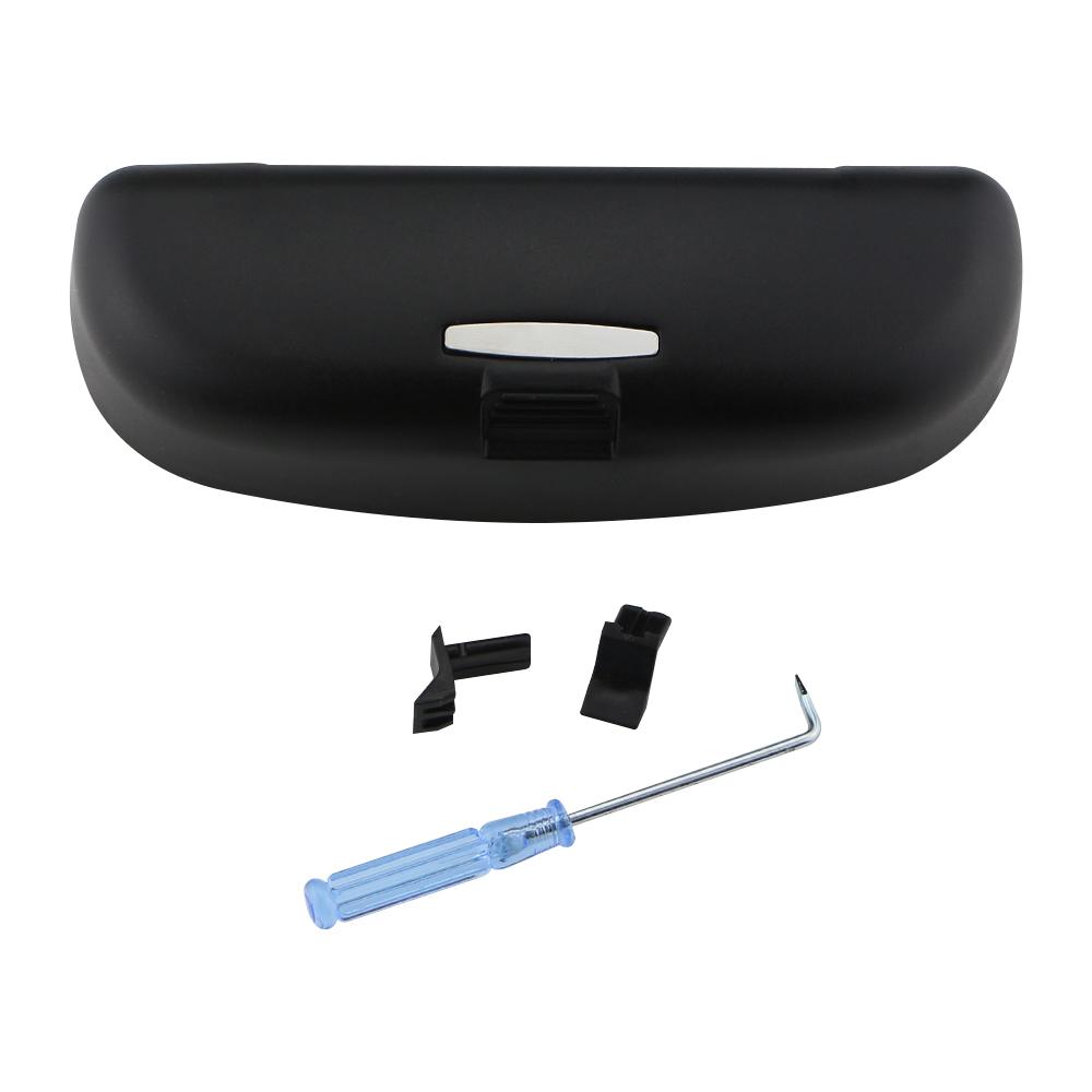 

Для Volkswagen VW T-Cross T-Roc Tcross Troc 2017 - 2025 Футляр для очков на крышу Держатель для солнцезащитных очков Бокс Аксессуары для хранения очков чёрный