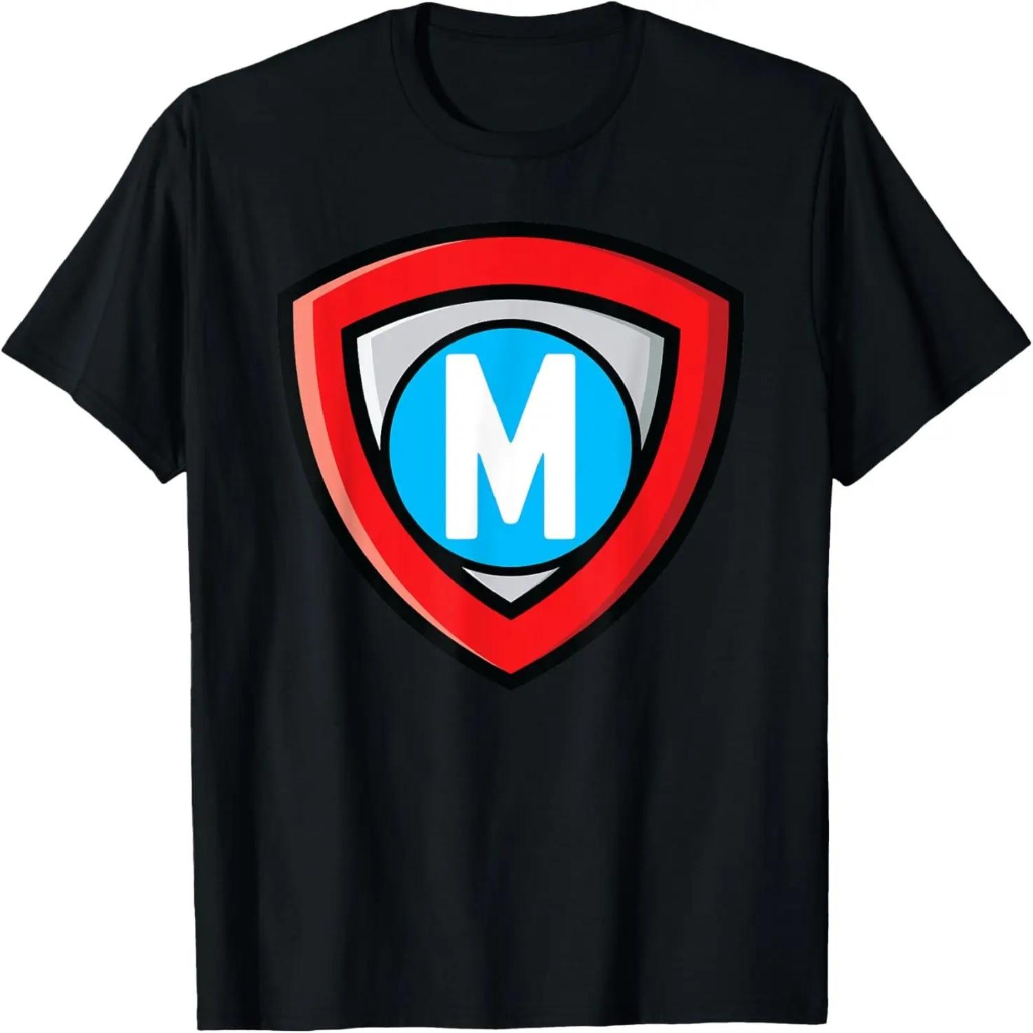 Футболка с символом супергероя - Буква М S