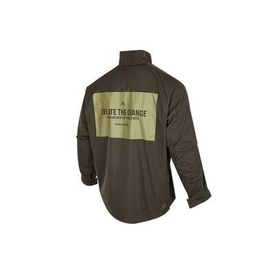 Originals Fw22 Veste de sport tissée à imprimé lettre devant Veste Homme Verte HZ7059