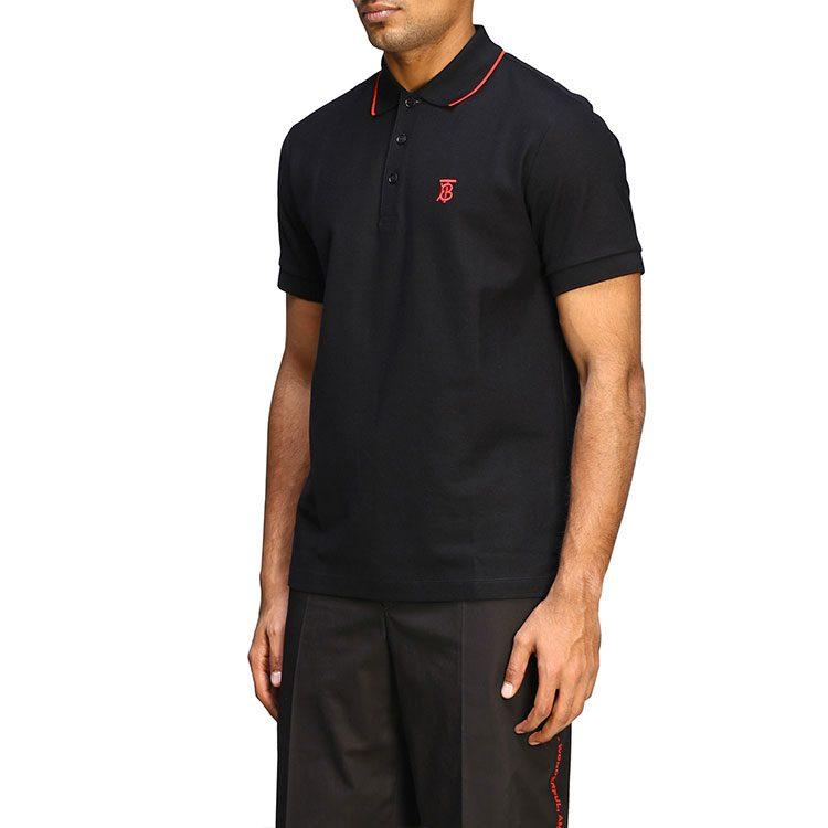 Burberry Polo Shirt Men's Black 8017003-A1189