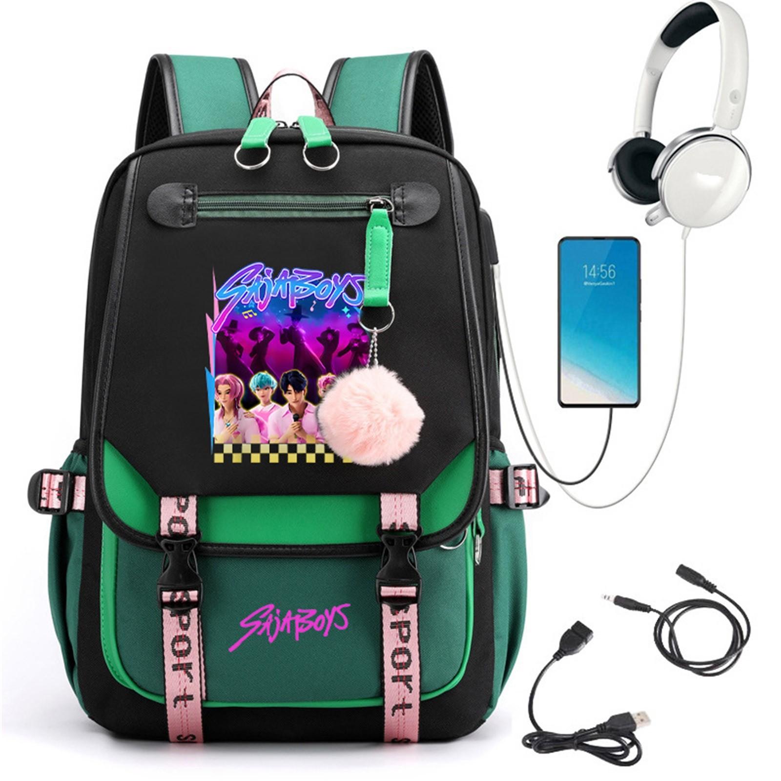 

Рюкзак, Снова в школу, Мультяшный Милый Дорожный Рюкзак с Принтом, Периферийный Двуплечевой Рюкзак для Подростков, Студентов, Мальчиков и Девочек One Size