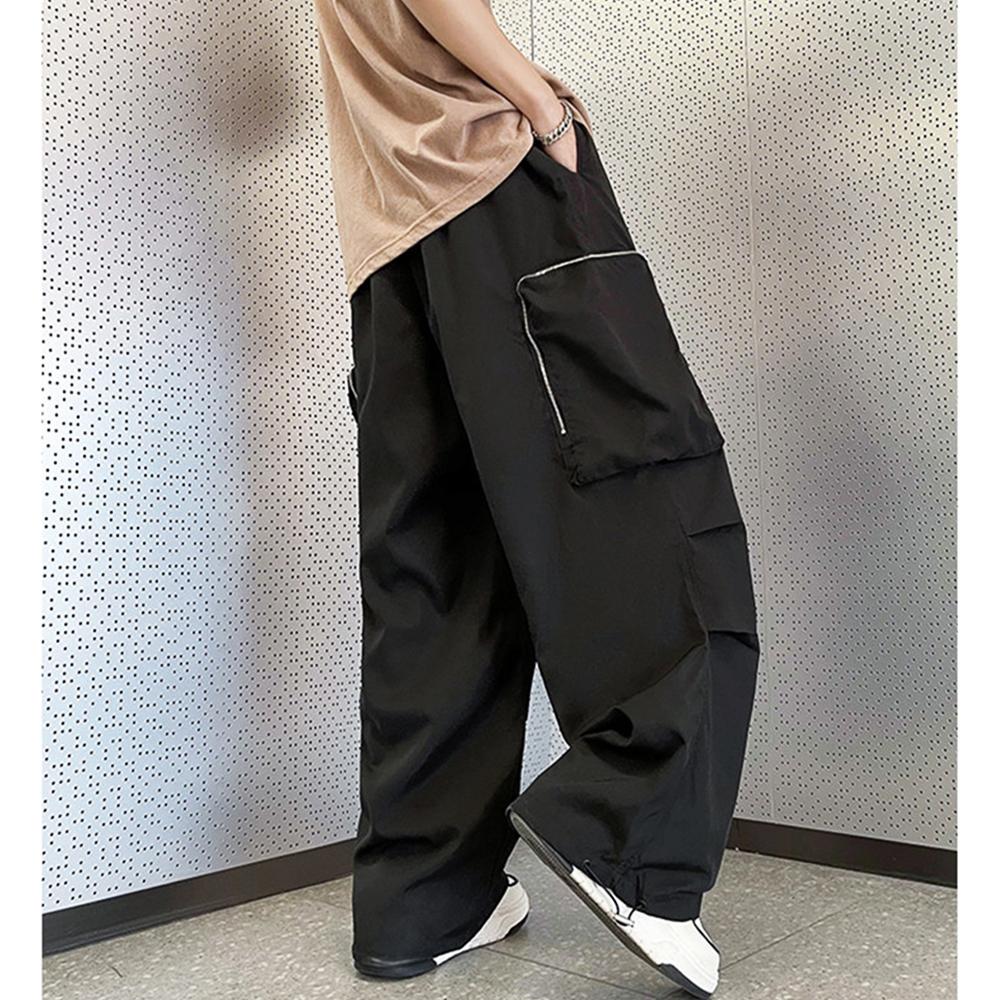 Pantaloni Da Paracadutismo Da Uomo Baggy – Y2K Hip-Hop Pantaloni