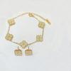 3PCS Four Leaf Clover Bracelet, Necklace,  Ear Set, the Best Gift for Family and Friends