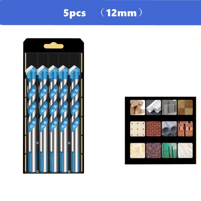 Carbide Multi-function Drill Bit 3 4 5 6 8 10 12mm Ceramic Tile Iron Sheet Glass Wall Tapper Triangle Drill Set
