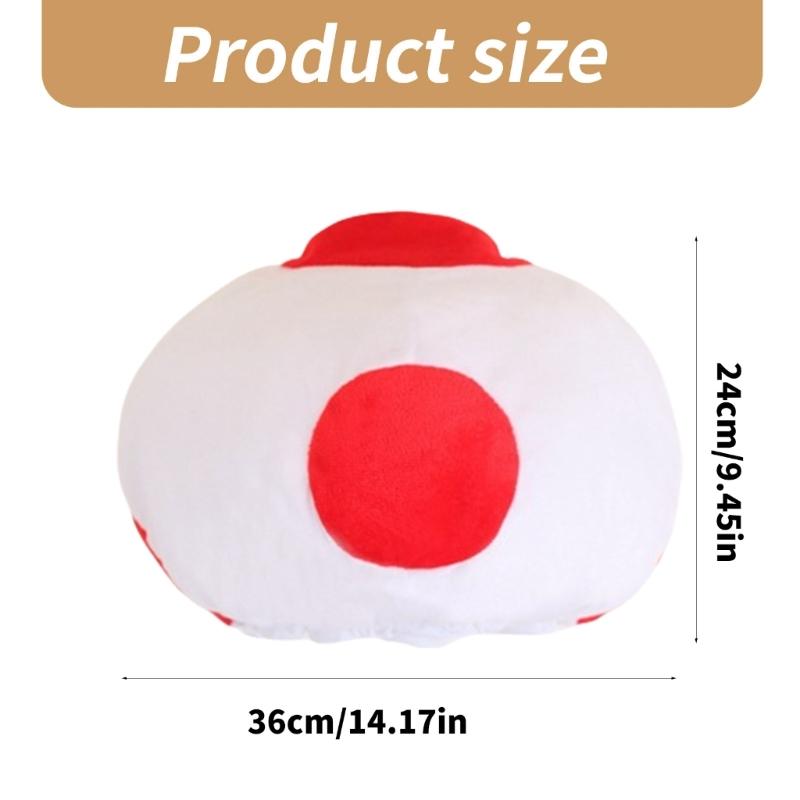 Mushroom Hat for Halloween Costume Hat Festival Party Gathering Headgear Seasonal Party Photoshoots Hat Accessories